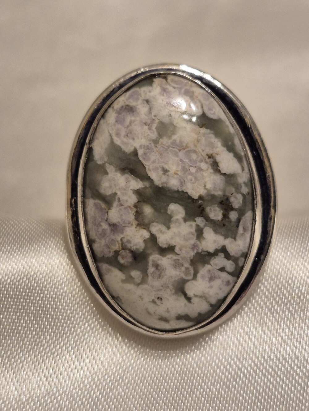 Sterling Silver Peace Stone Jasper Ring